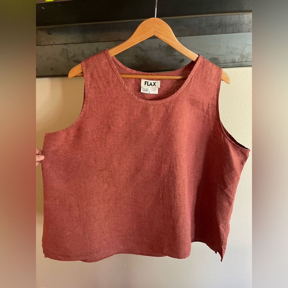 FLAX linen tank